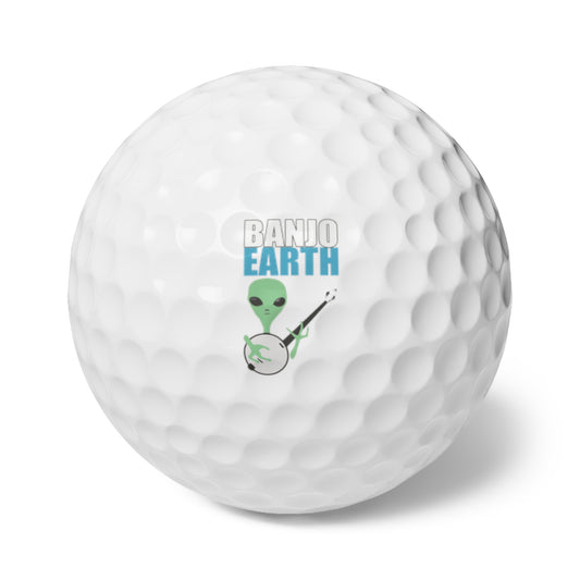 Banjo Earth Golf Balls, 6pcs