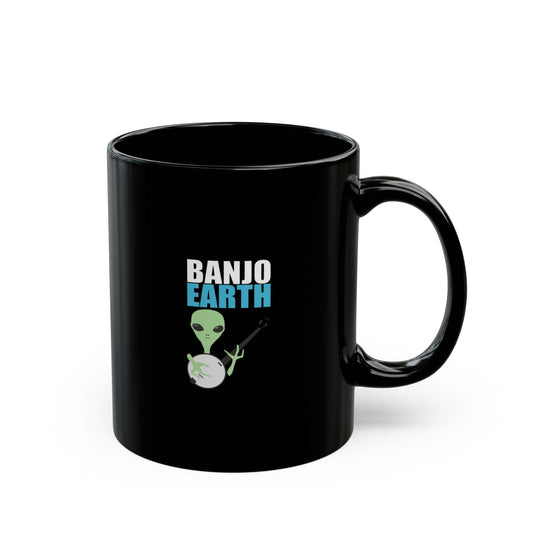 Banjo Earth Black Mug (11oz, 15oz)