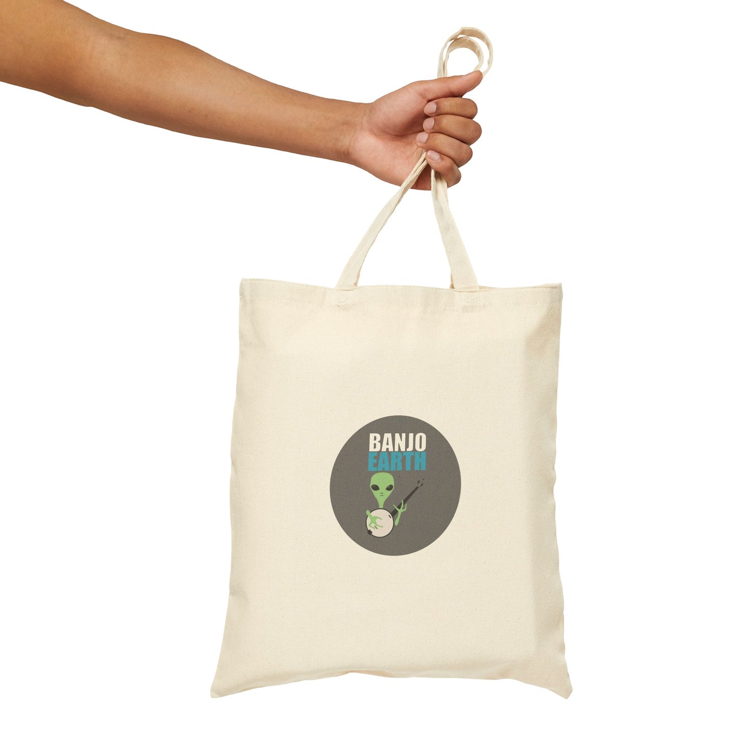 Banjo Earth Cotton Canvas Tote Bag