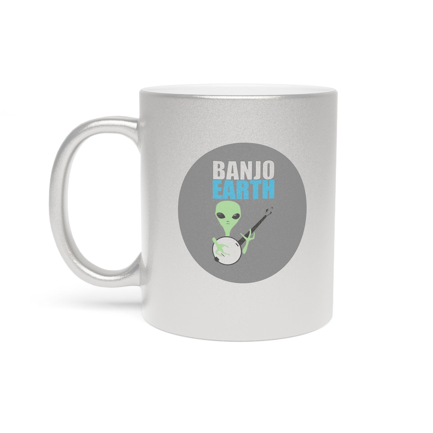 Banjo Earth Metallic Mug (Silver)