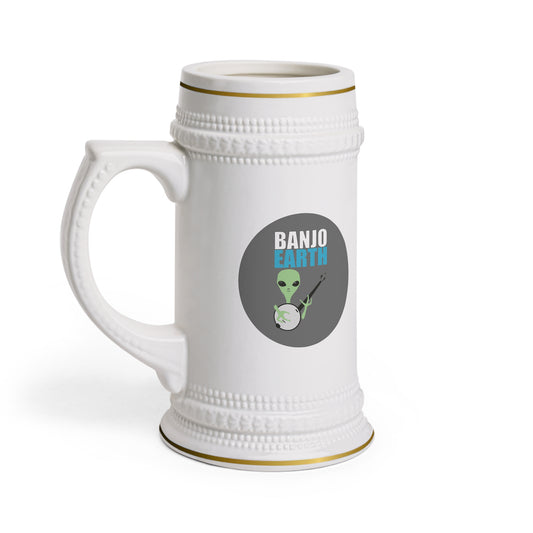 Banjo Earth Beer Stein Mug