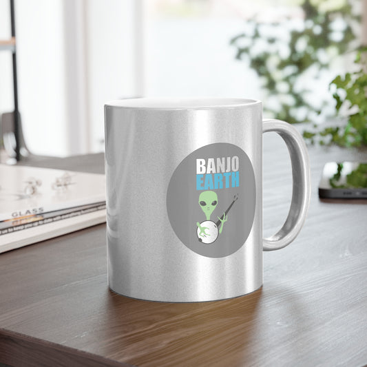 Banjo Earth Metallic Mug (Silver)